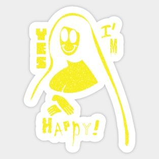 YES I&#39;m Happy! Facade Sticker